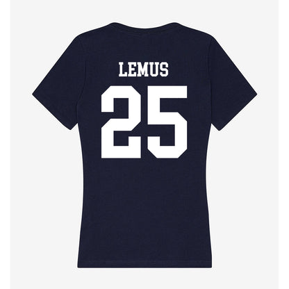 Jackson State - NCAA Baseball : Edwin Lemus - Women's V-Neck T-Shirt-1