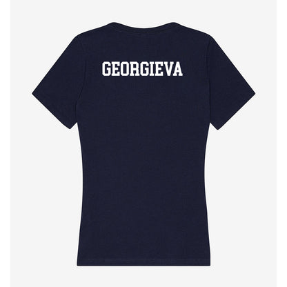 Jackson State - NCAA Women's Tennis : Polina Georgieva - Women's V-Neck T-Shirt-1