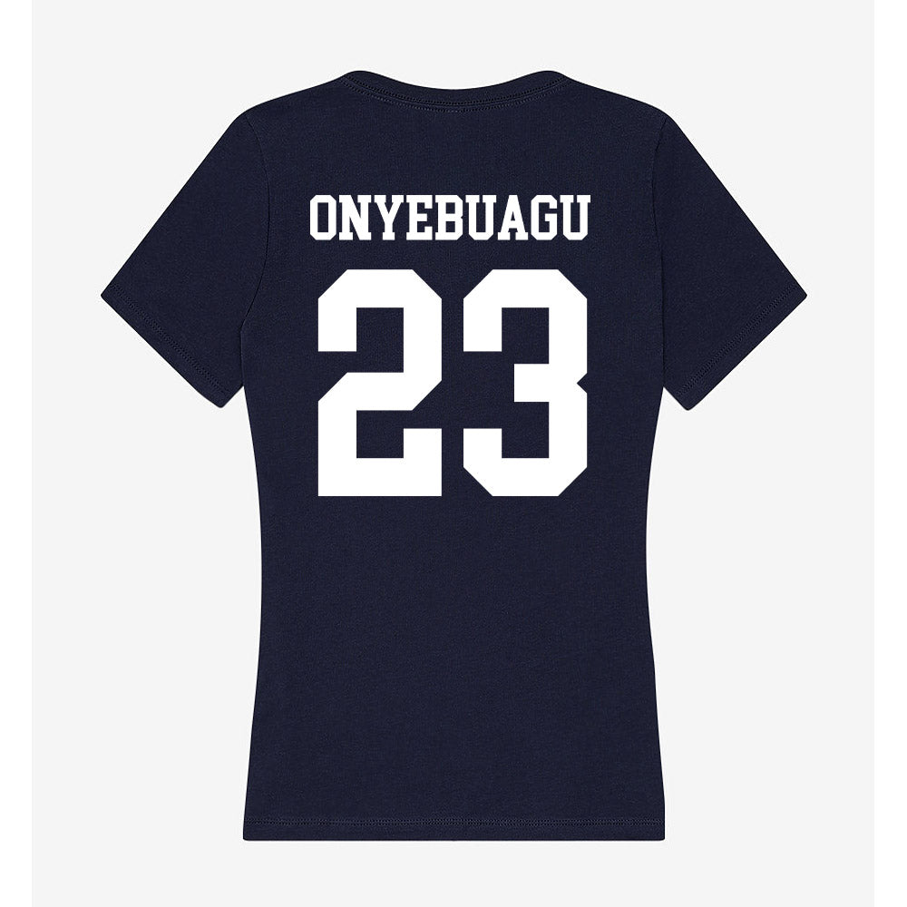 Jackson State - NCAA Football : Cameron Onyebuagu - Women's V-Neck T-Shirt-1