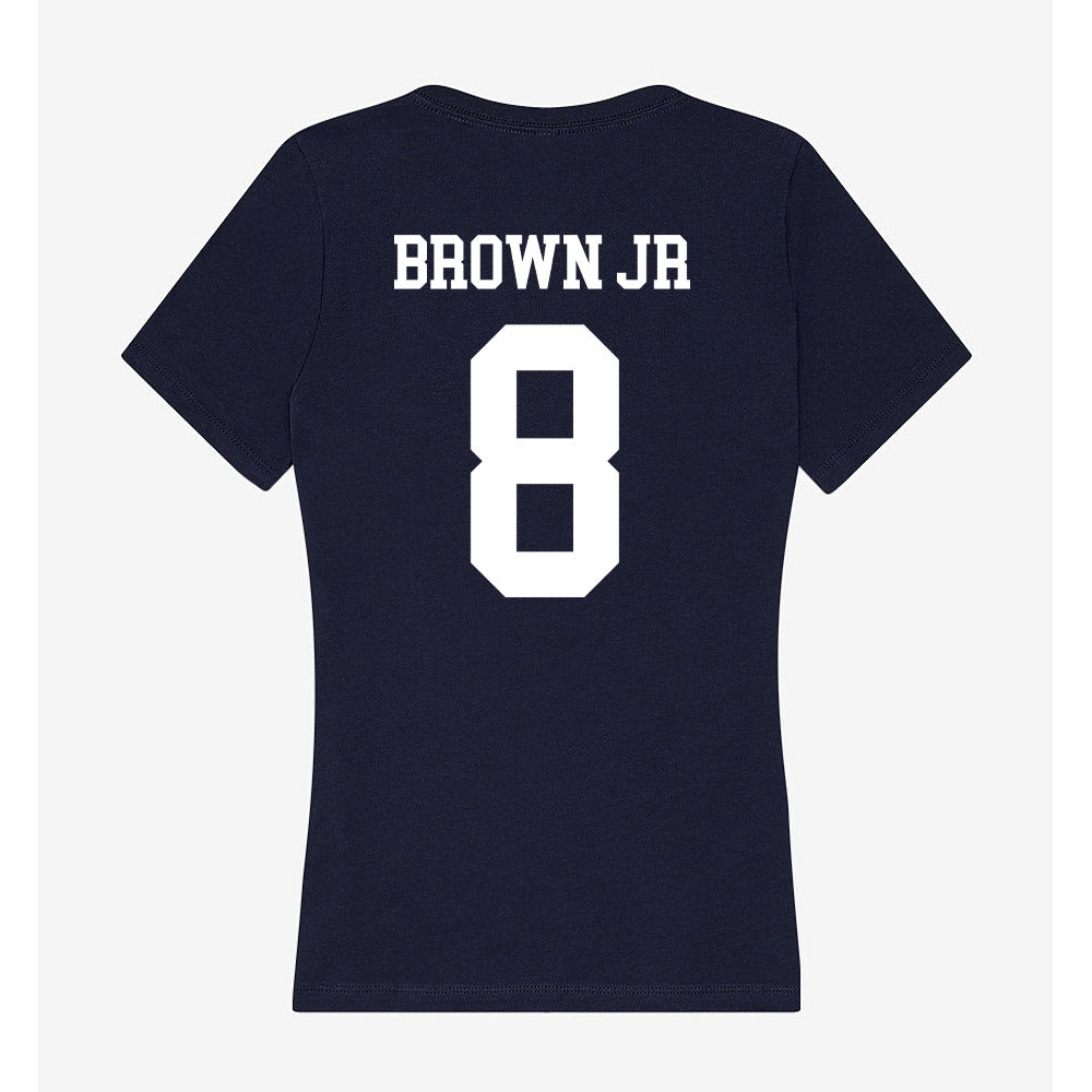 Jackson State - NCAA Football : John Brown Jr - Women's V-Neck T-Shirt-1