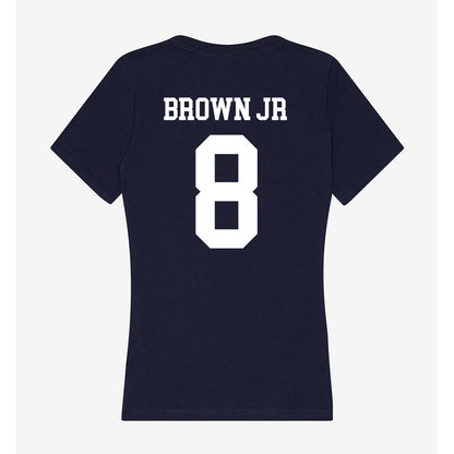 Jackson State - NCAA Football : John Brown Jr - Women's V-Neck T-Shirt-1