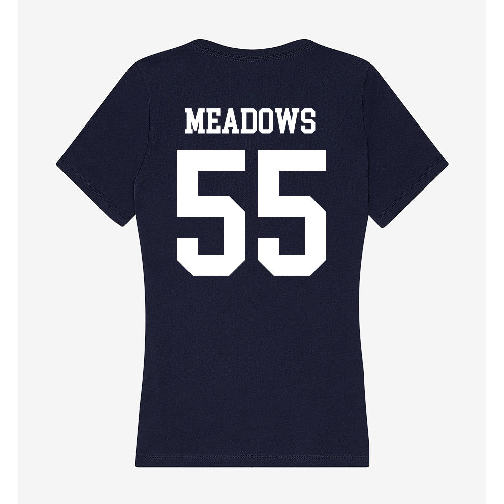 Jackson State - NCAA Football : Ace Meadows - Women's V-Neck T-Shirt-1