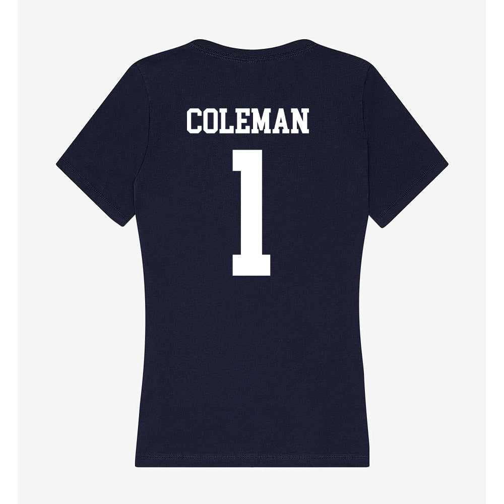 Jackson State - NCAA Men's Track & Field : Jace Coleman - Women's V-Neck T-Shirt-1