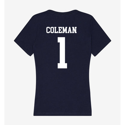 Jackson State - NCAA Men's Track & Field : Jace Coleman - Women's V-Neck T-Shirt-1