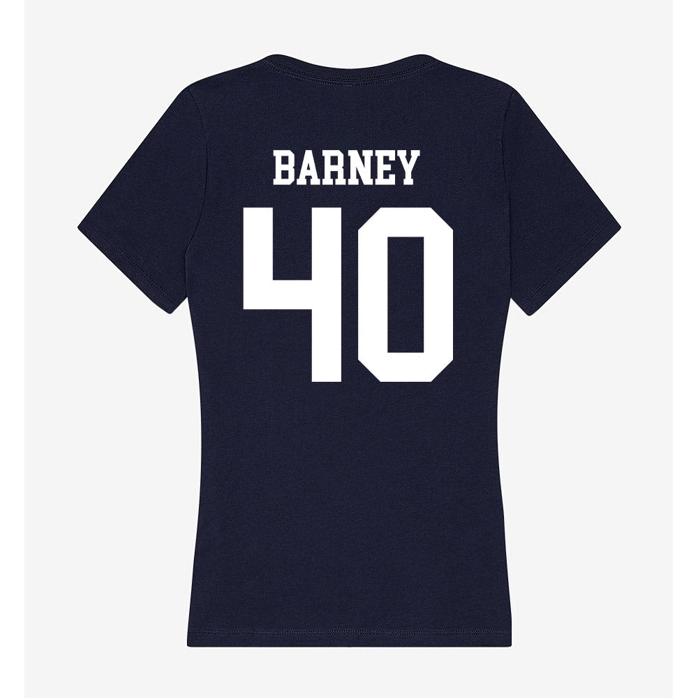 Jackson State - NCAA Football : Braxton Barney - Women's V-Neck T-Shirt-1