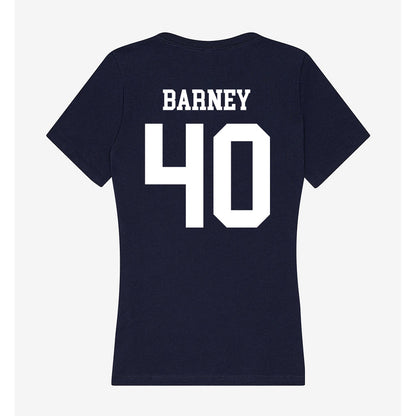 Jackson State - NCAA Football : Braxton Barney - Women's V-Neck T-Shirt-1