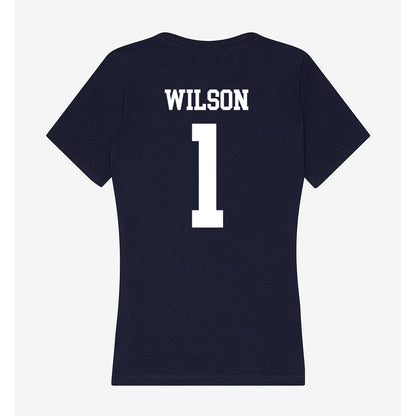 Jackson State - NCAA Baseball : TJ Wilson - Women's V-Neck T-Shirt-1