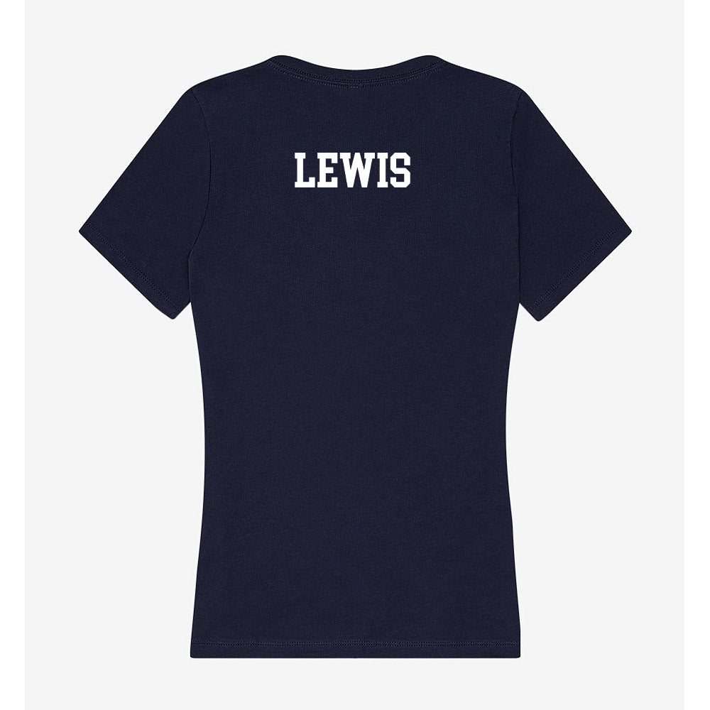 Jackson State - NCAA Men's Track & Field : Nathan Lewis - Women's V-Neck T-Shirt-1