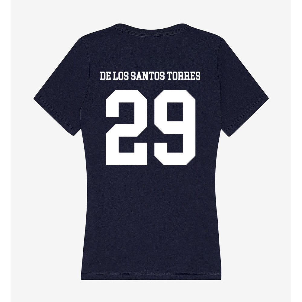 Jackson State - NCAA Baseball : Kevin De Los Santos Torres - Women's V-Neck T-Shirt-1