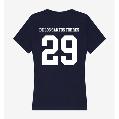 Jackson State - NCAA Baseball : Kevin De Los Santos Torres - Women's V-Neck T-Shirt-1