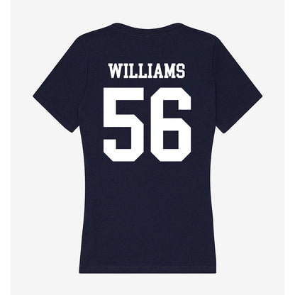 Jackson State - NCAA Football : Brian Williams - Women's V-Neck T-Shirt-1