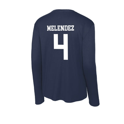 Jackson State - NCAA Baseball : Diego Melendez - Activewear Long Sleeve T-Shirt-1
