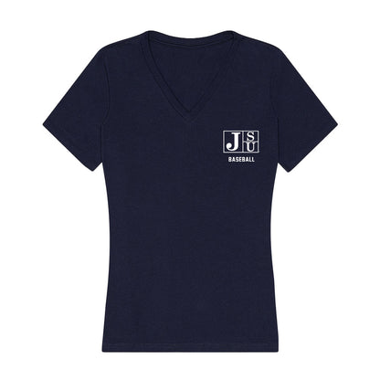 Jackson State - NCAA Baseball : Trey Gray - Women's V-Neck T-Shirt-0