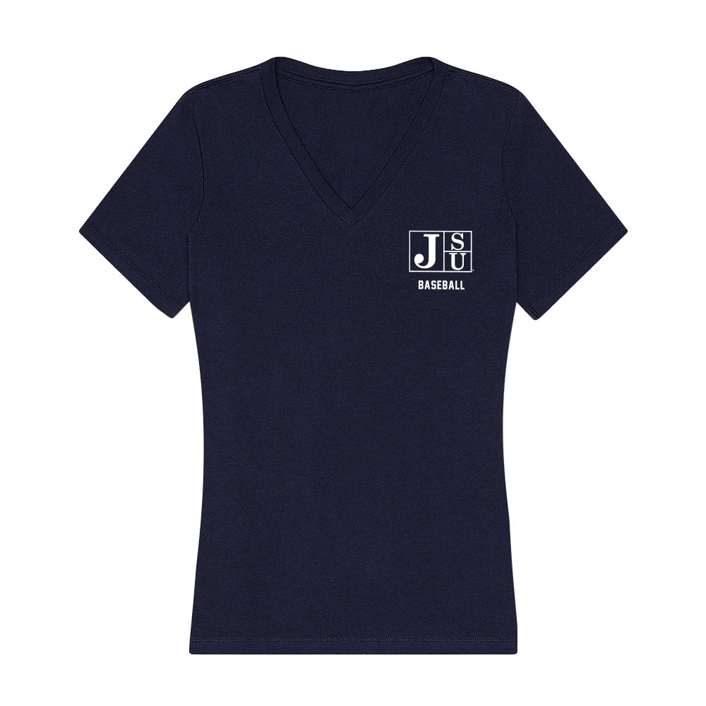 Jackson State - NCAA Baseball : Ledy Alvarez - Women's V-Neck T-Shirt-0