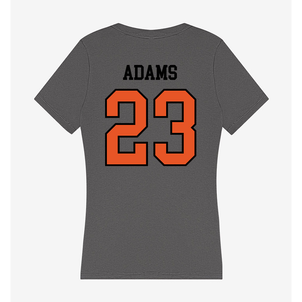 Pacific - NCAA Softball : Kaylah Adams - Women's V-Neck T-Shirt-1