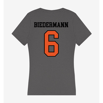 Pacific - NCAA Men's Water Polo : Brody Biedermann - Women's V-Neck T-Shirt-1