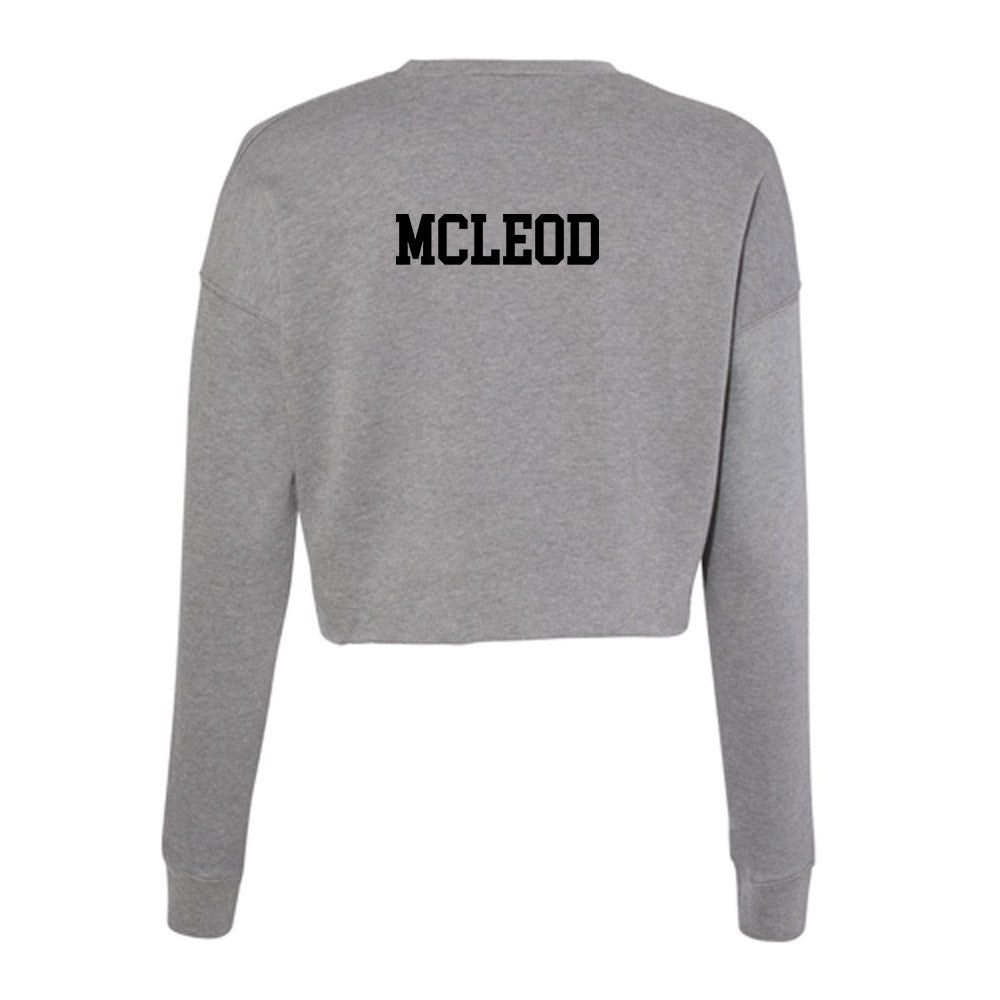 Pacific - NCAA Women's Tennis : Indiya McLeod - Women's Cropped Crew Fleece-1