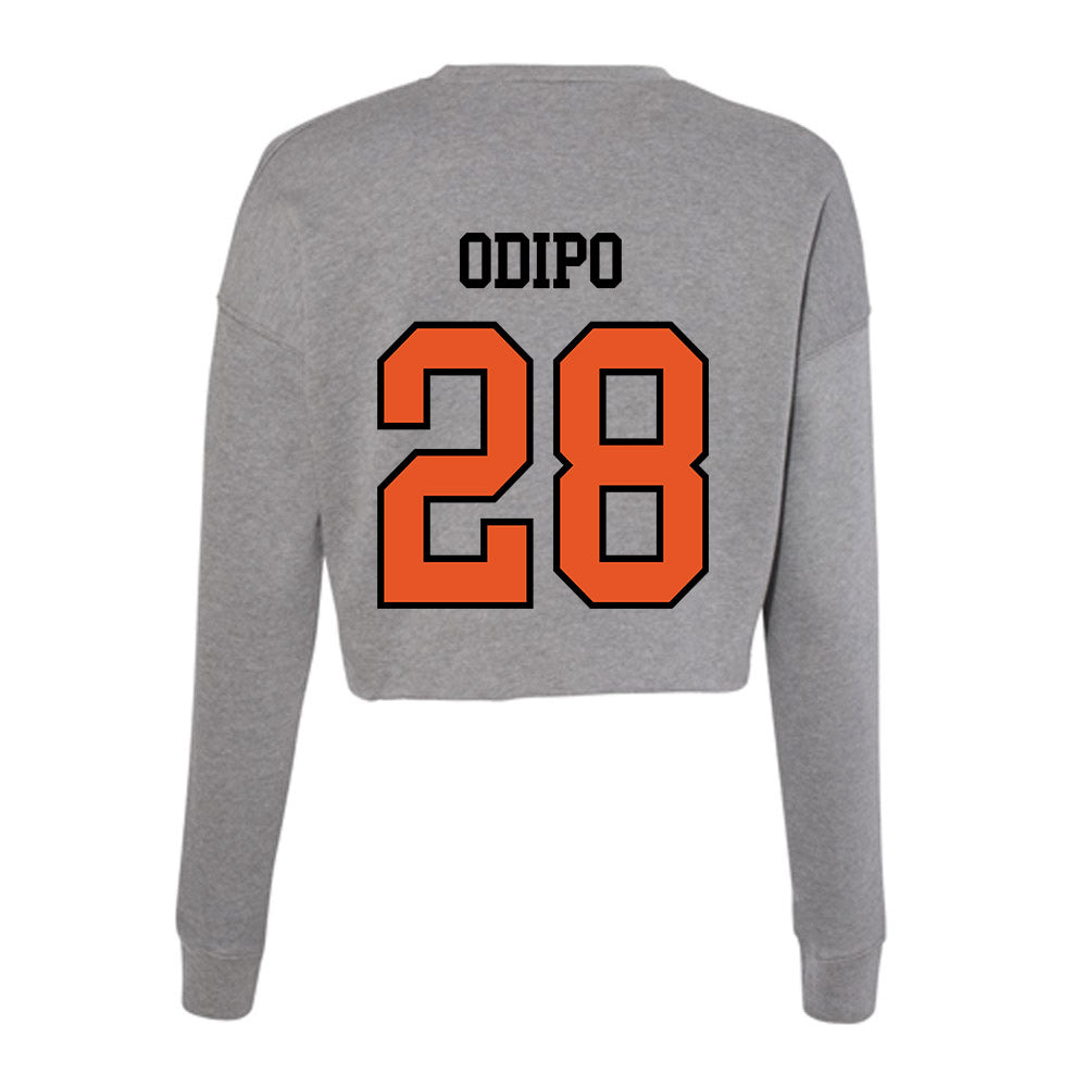 Pacific - NCAA Men's Soccer : Joseph Odipo - Women's Cropped Crew Fleece-1
