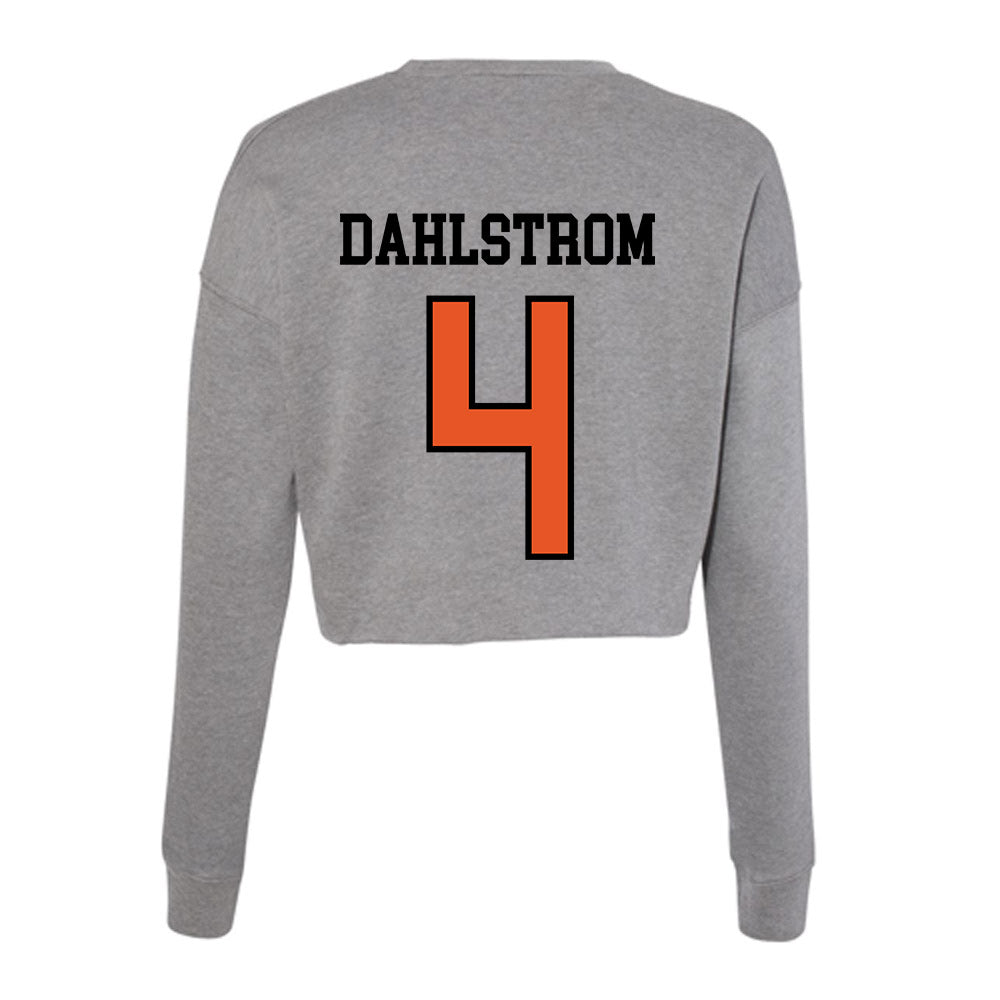 Pacific - NCAA Softball : Kaytee Dahlstrom - Women's Cropped Crew Fleece-1