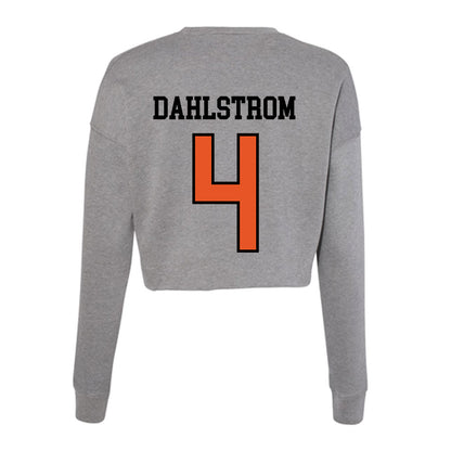 Pacific - NCAA Softball : Kaytee Dahlstrom - Women's Cropped Crew Fleece-1