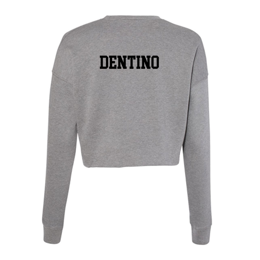 Pacific - NCAA Men's Swimming & Diving : Dante Dentino - Women's Cropped Crew Fleece-1