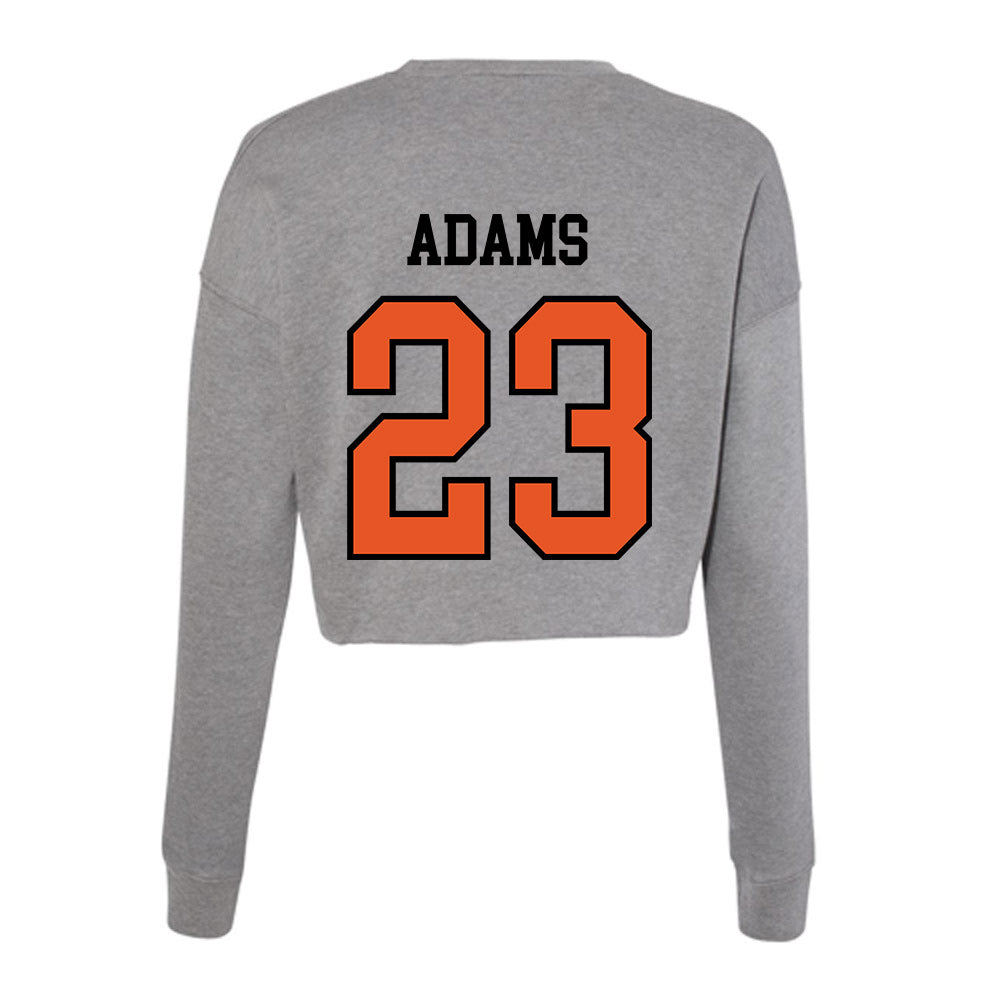 Pacific - NCAA Softball : Kaylah Adams - Women's Cropped Crew Fleece-1