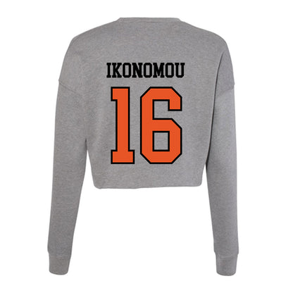 Pacific - NCAA Women's Water Polo : Maria Ikonomou - Women's Cropped Crew Fleece-1