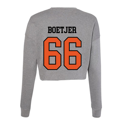 Pacific - NCAA Softball : Bailey Boetjer - Women's Cropped Crew Fleece-1