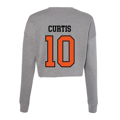 Pacific - NCAA Women's Soccer : Taylor Curtis - Women's Cropped Crew Fleece-1