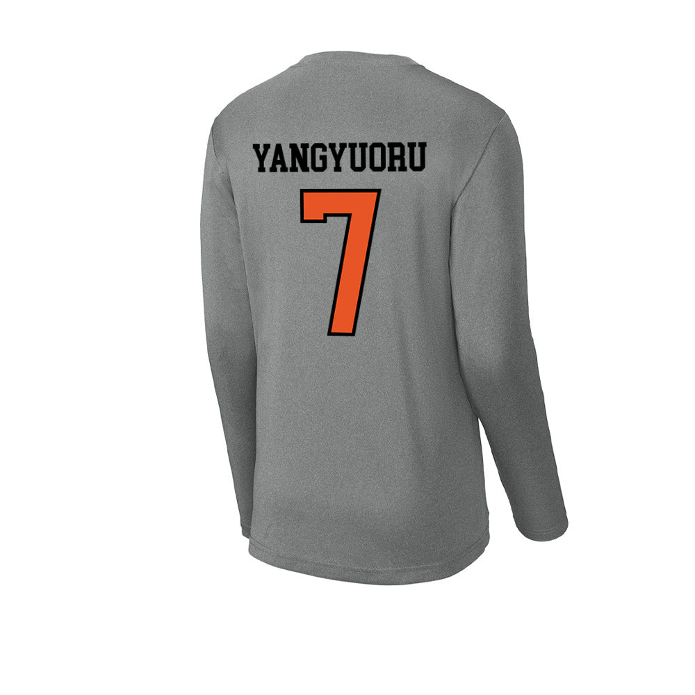Pacific - NCAA Men's Soccer : Josephat Yangyuoru - Activewear Long Sleeve T-Shirt-1