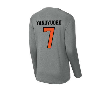 Pacific - NCAA Men's Soccer : Josephat Yangyuoru - Activewear Long Sleeve T-Shirt-1