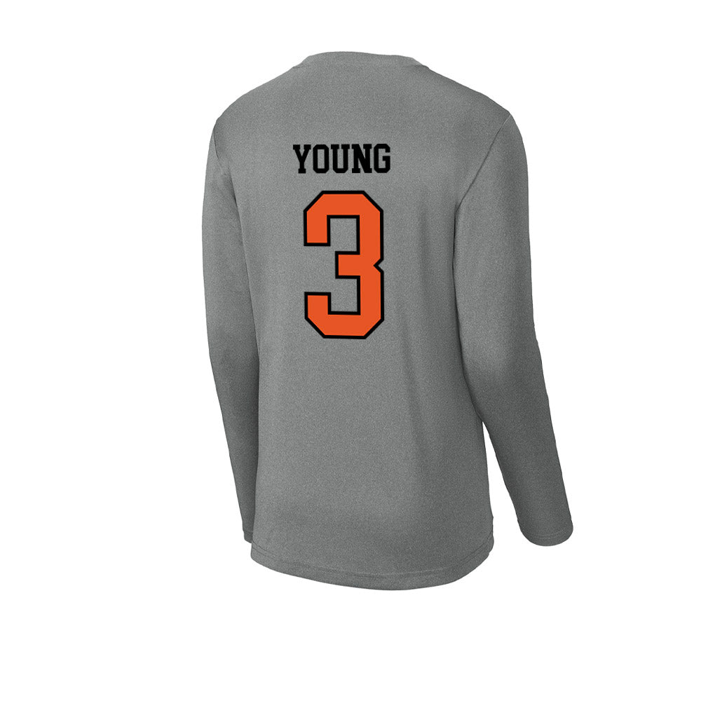 Pacific - NCAA Men's Basketball : Carlsheon Young - Activewear Long Sleeve T-Shirt-1