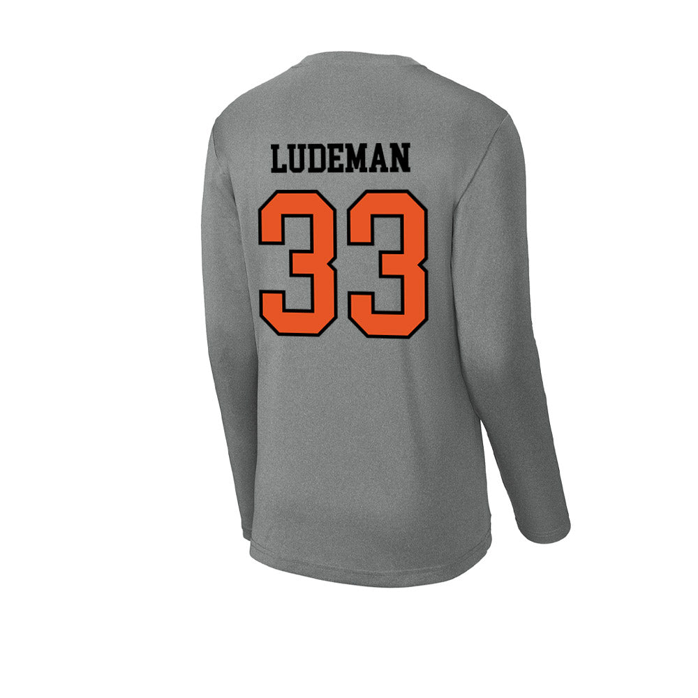 Pacific - NCAA Baseball : Matt Ludeman - Activewear Long Sleeve T-Shirt-1