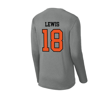 Pacific - NCAA Softball : Alexa Lewis - Activewear Long Sleeve T-Shirt-1
