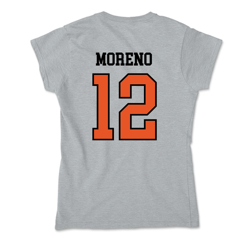 Pacific - NCAA Baseball : Maddox Moreno - Soft Style Women’s T-Shirt-1