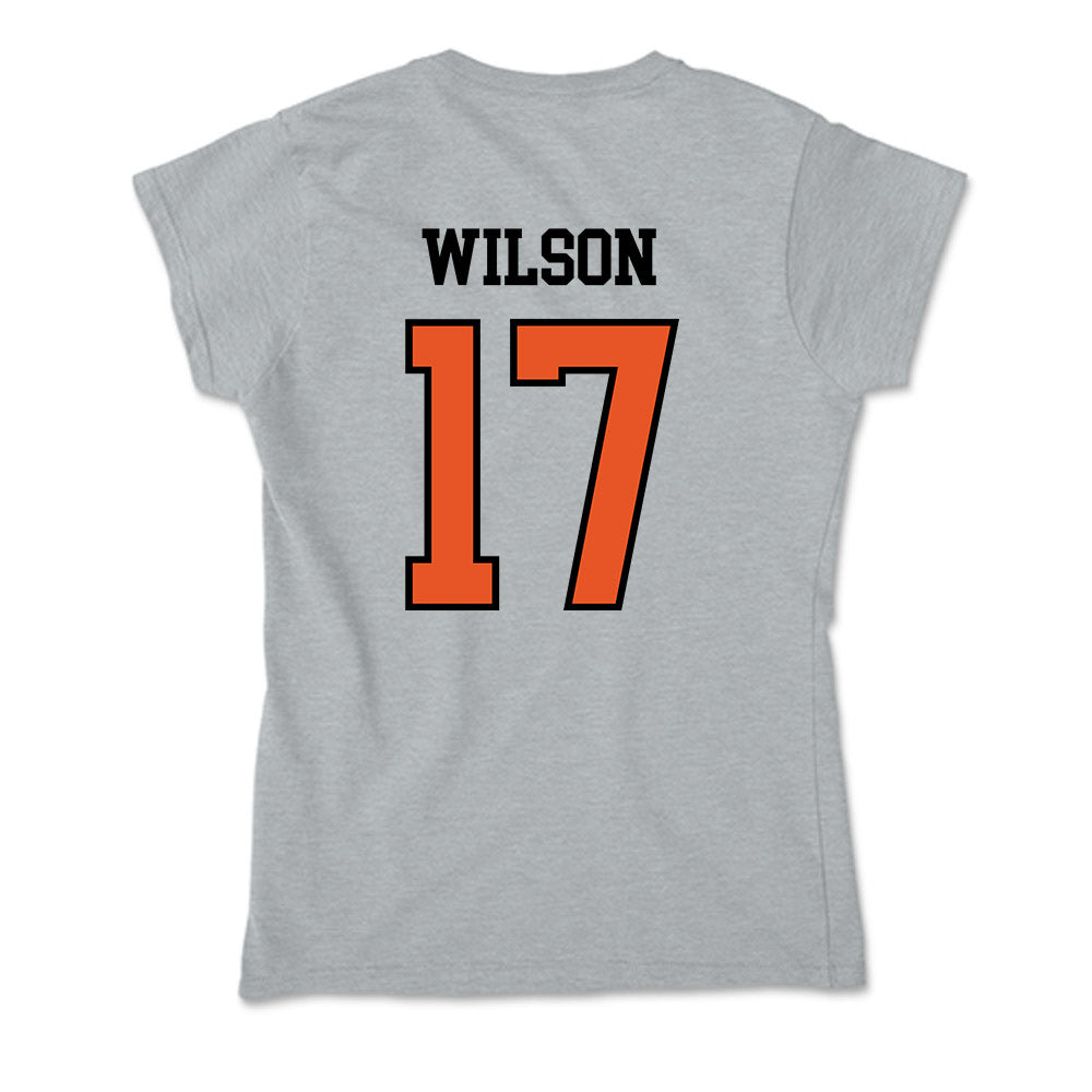 Pacific - NCAA Baseball : Brady Wilson - Soft Style Women’s T-Shirt-1
