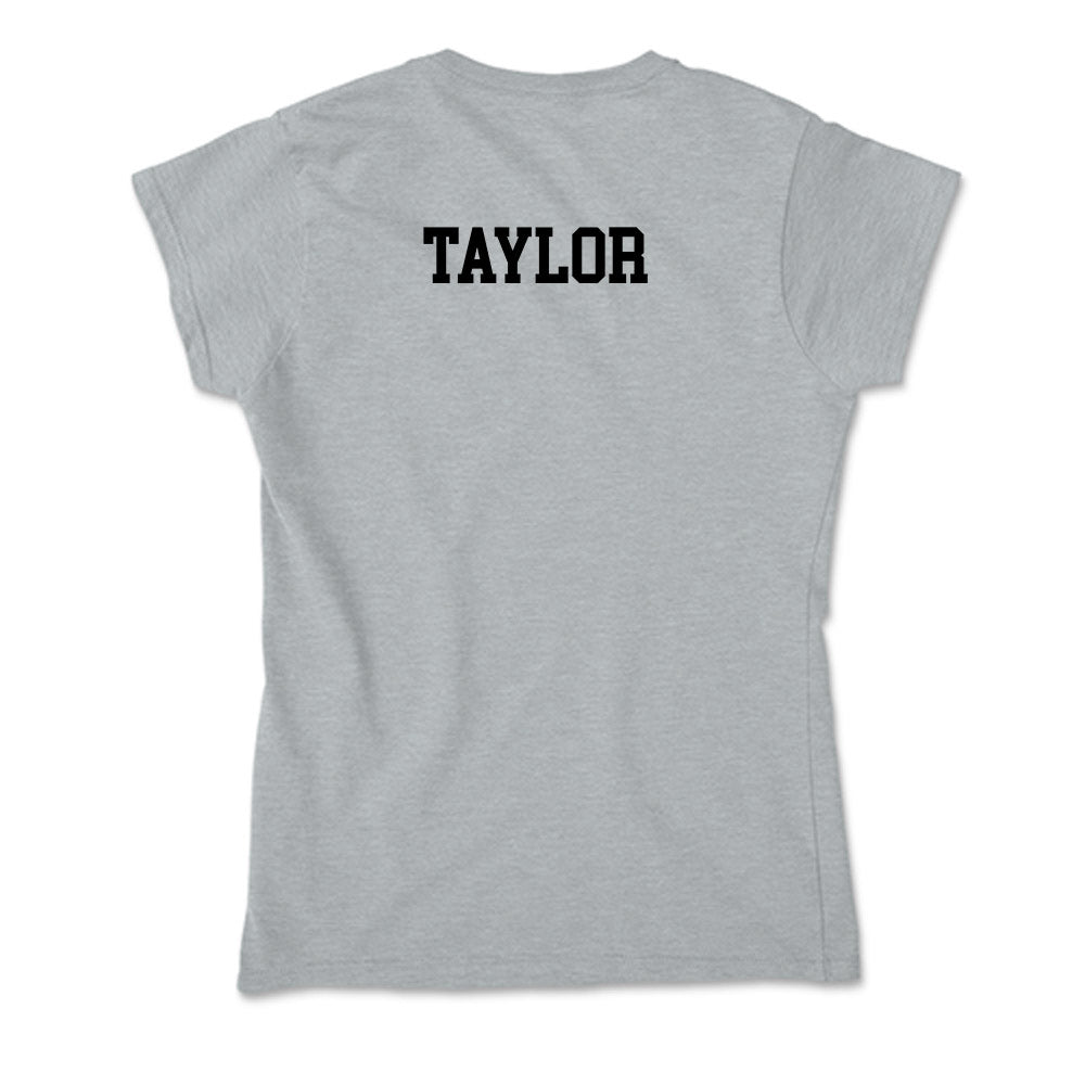 Pacific - NCAA Men's Swimming & Diving : Garrett Taylor - Soft Style Women’s T-Shirt-1