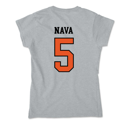 Pacific - NCAA Softball : Ariel Nava - Soft Style Women’s T-Shirt-1