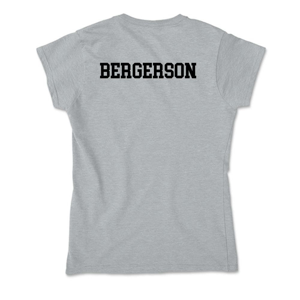Pacific - NCAA Men's Swimming & Diving : Jonah Bergerson - Soft Style Women’s T-Shirt-1