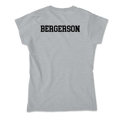 Pacific - NCAA Men's Swimming & Diving : Jonah Bergerson - Soft Style Women’s T-Shirt-1