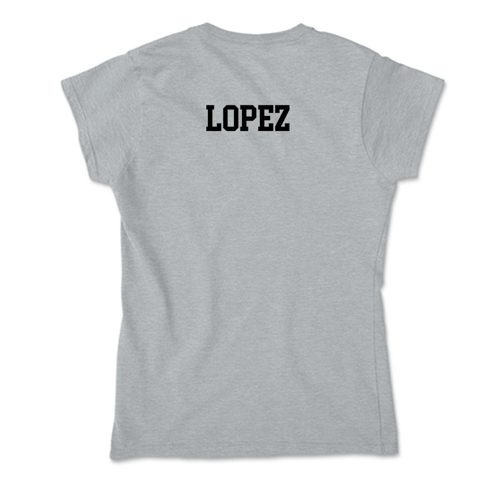 Pacific - NCAA Women's Track & Field : Alondra Lopez - Soft Style Women’s T-Shirt-1