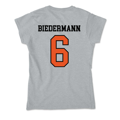 Pacific - NCAA Men's Water Polo : Brody Biedermann - Soft Style Women’s T-Shirt-1