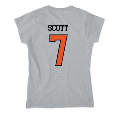 Pacific - NCAA Softball : Jayleen Scott - Soft Style Women’s T-Shirt-1
