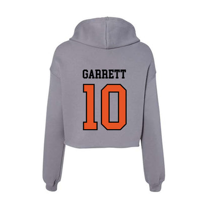 Pacific - NCAA Softball : Kylee Garrett - Women's Crop Fleece Hoodie-1