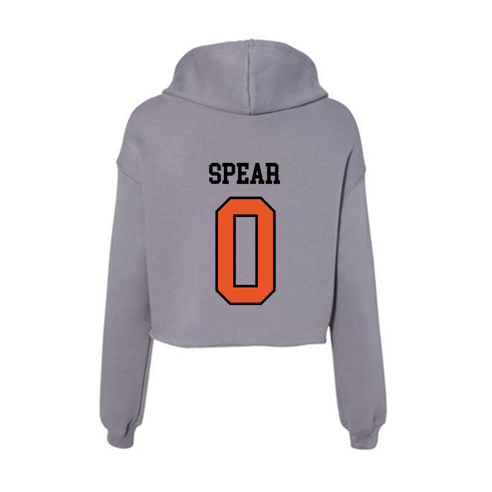 Pacific - NCAA Baseball : Colin Spear - Women's Crop Fleece Hoodie-1