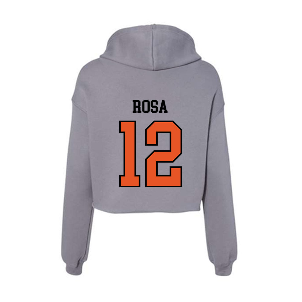 Pacific - NCAA Women's Soccer : Kaya Rosa - Women's Crop Fleece Hoodie-1