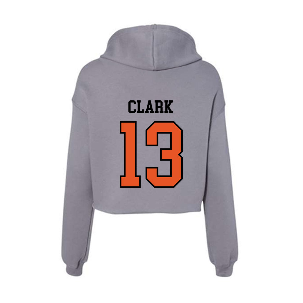Pacific - NCAA Women's Soccer : Shay Clark - Women's Crop Fleece Hoodie-1