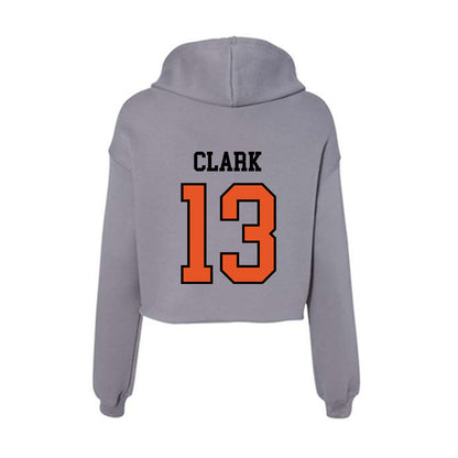 Pacific - NCAA Women's Soccer : Shay Clark - Women's Crop Fleece Hoodie-1