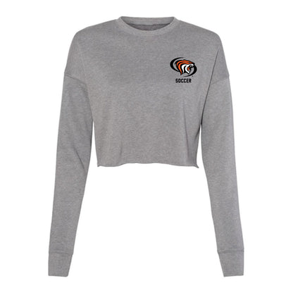 Pacific - NCAA Women's Soccer : Taylor Curtis - Women's Cropped Crew Fleece-0