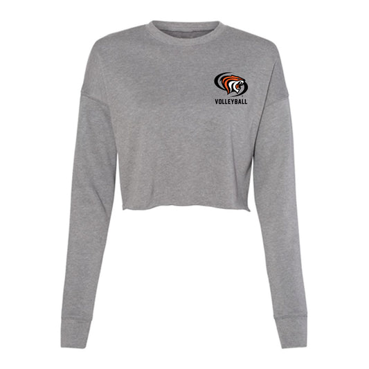 Pacific - NCAA Women's Volleyball : Chloe Giehtbrock - Women's Cropped Crew Fleece-0